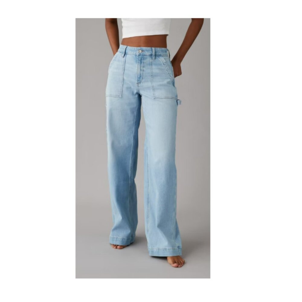 American Eagle Outfitters Light Blue Flare Jeans